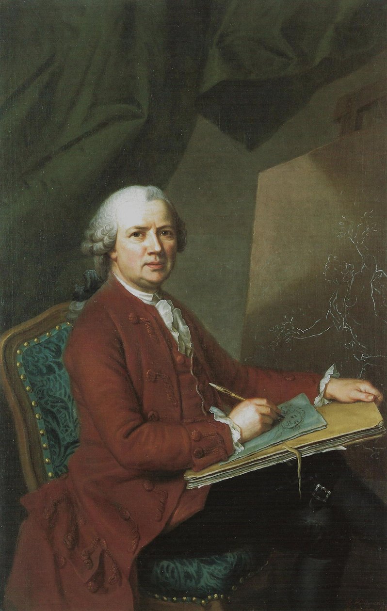 Autorretrato de Jakob Emanuel Handmann