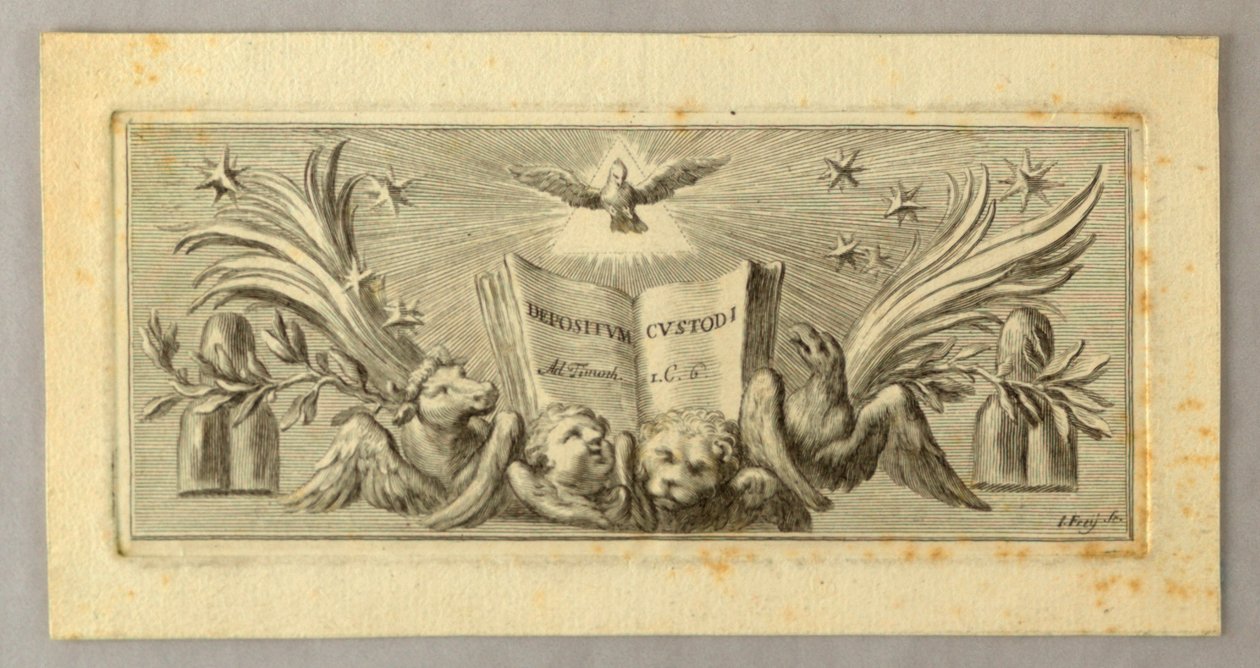 Viñeta referente a la Biblia de Jakob Frey