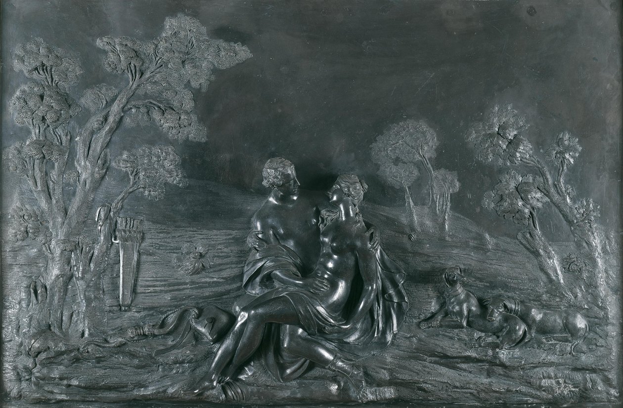 Venus y Adonis de Jakob Gabriel Mollinarolo