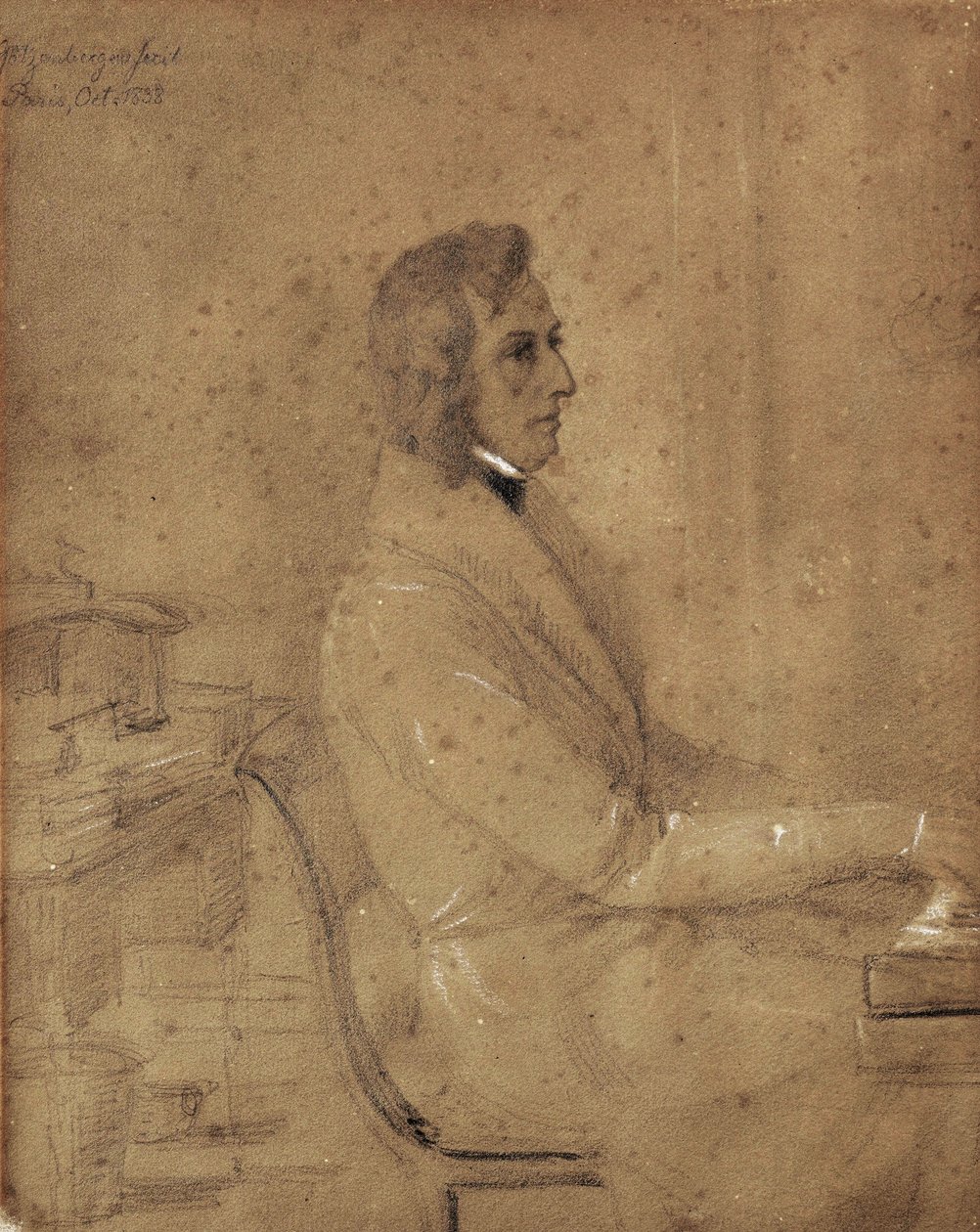 Fryderyk Chopin al piano. de Jakob Götzenberger