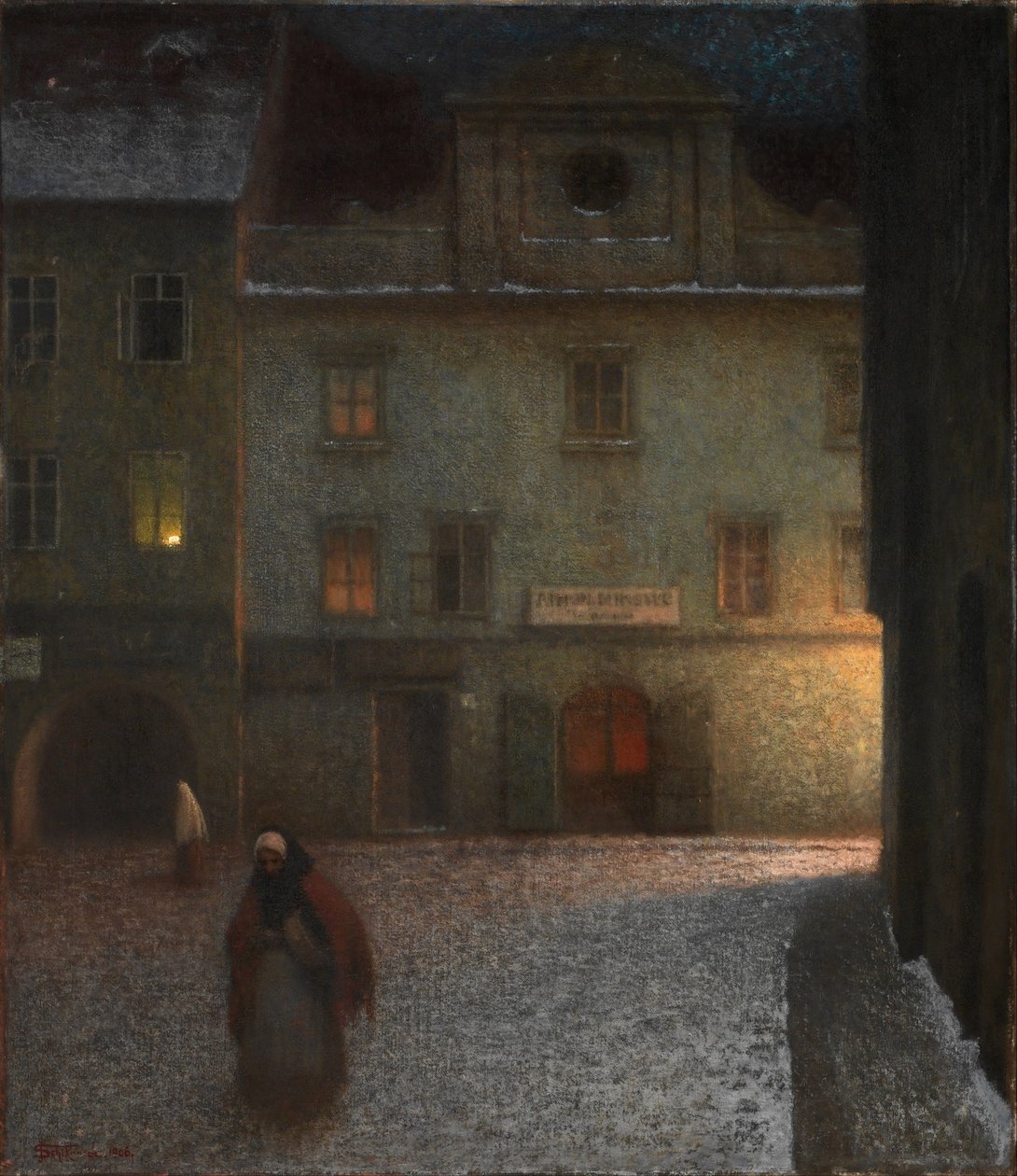 Calle de la tarde de Jakub Schikaneder