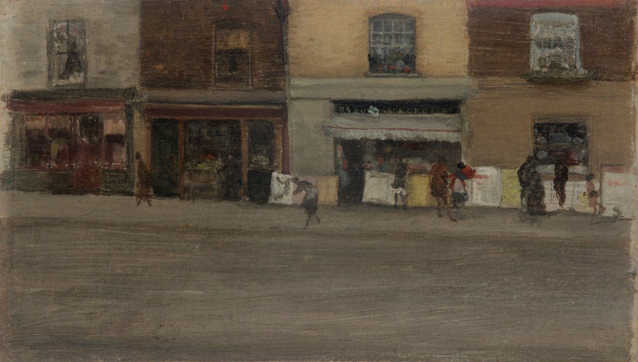 Tiendas de Chelsea de James Abbott McNeill Whistler