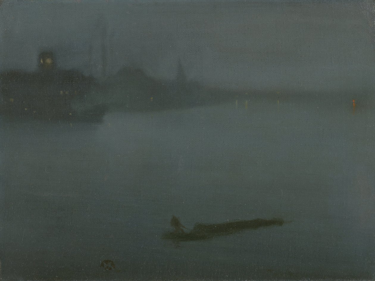 Nocturno en azul y plata de James Abbott McNeill Whistler