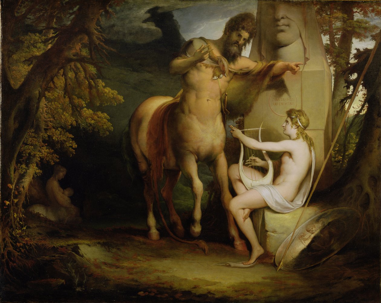 La educación de Aquiles, c.1772 de James Barry