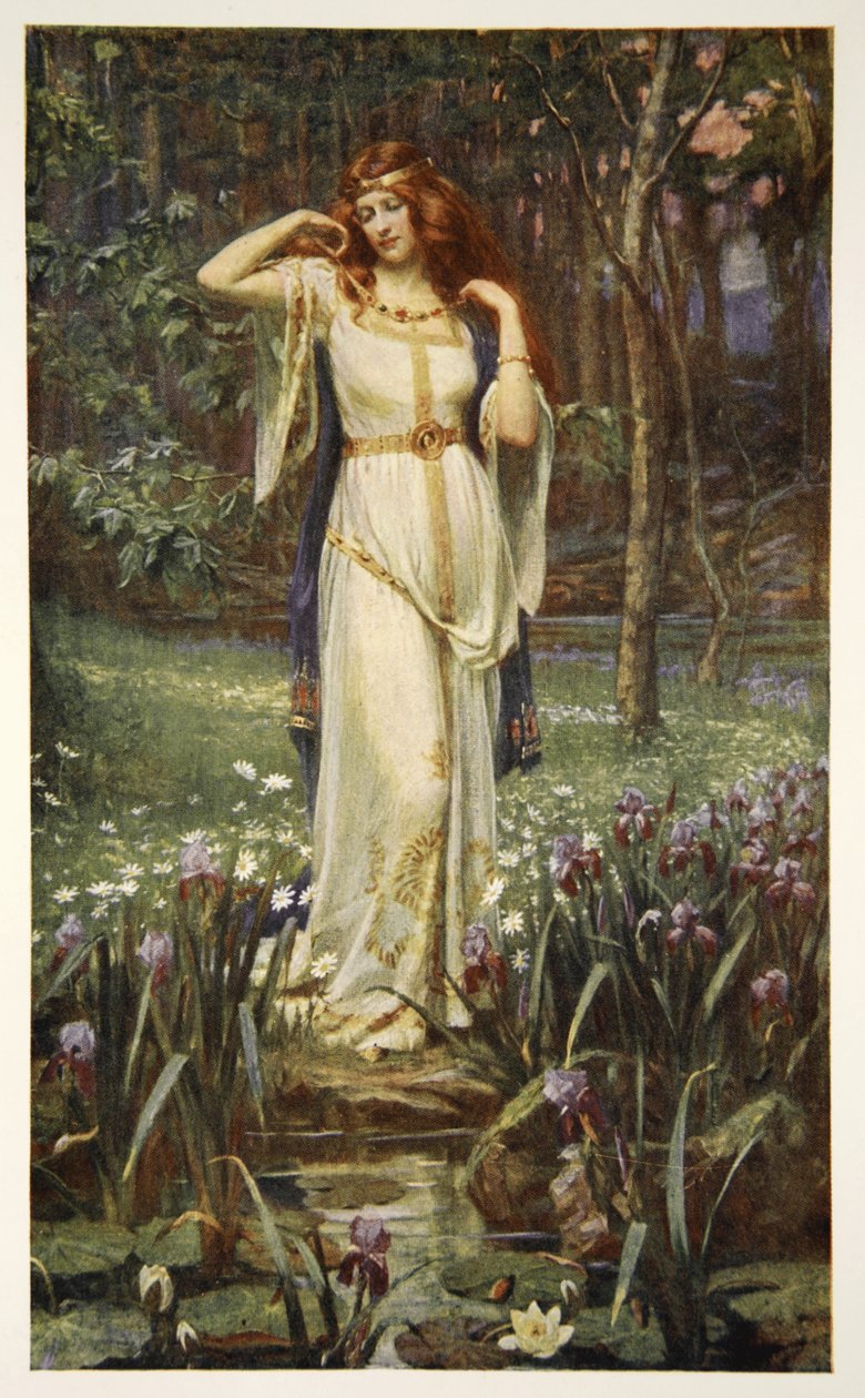 Freyja y el collar, ilustración de 