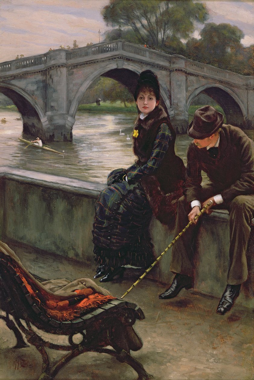 Puente de Richmond, c.1878 de James Jacques Joseph Tissot