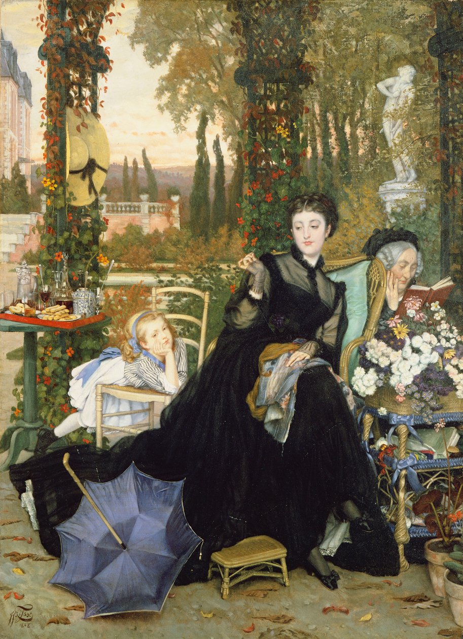 La viuda, 1868 de James Jacques Joseph Tissot