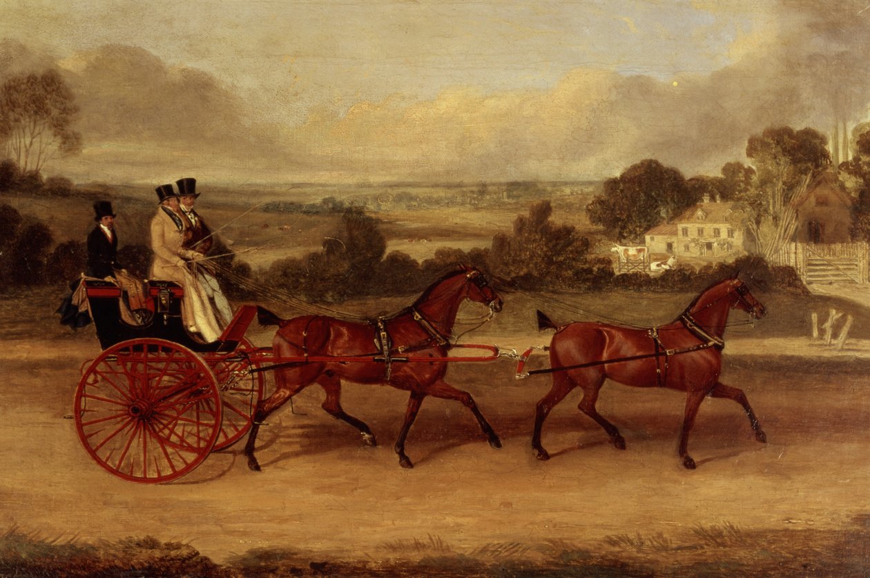 Escena de carruajes de James Pollard
