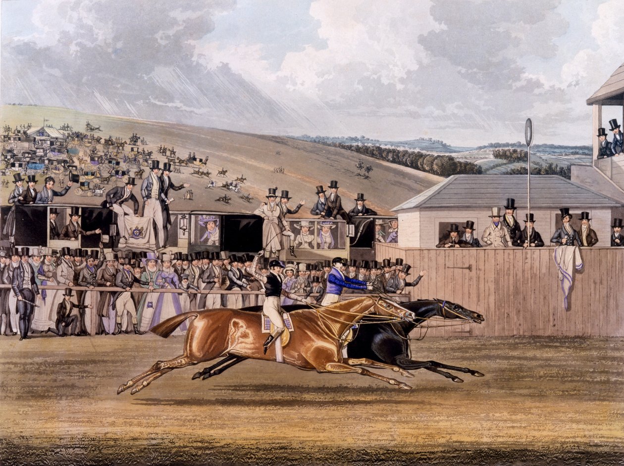 Día del Derby en Epsom, 1828 de James Pollard