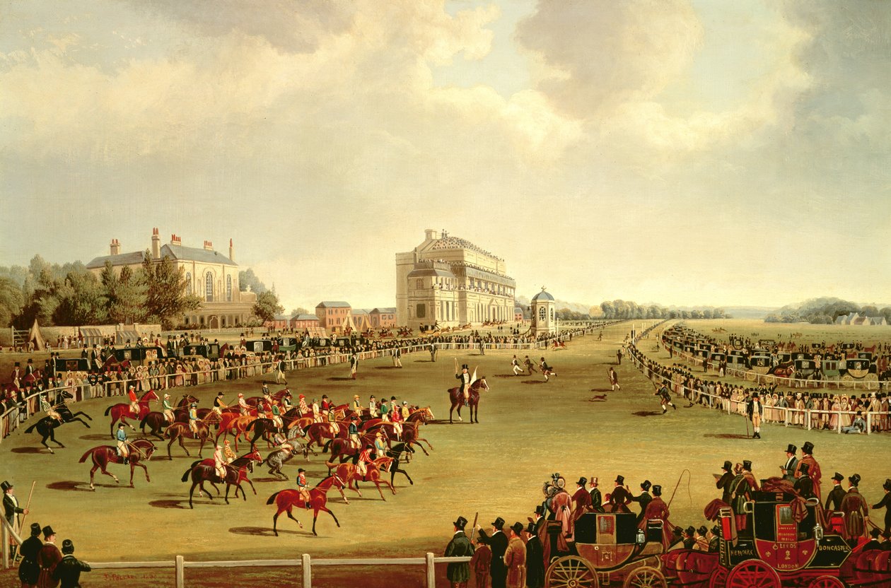 El inicio del St. Leger, 1830 de James Pollard