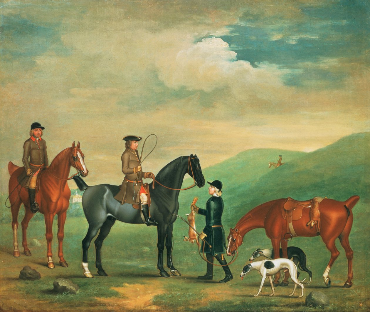 El 4º Lord Craven cazando en Ashdown Park de James Seymour
