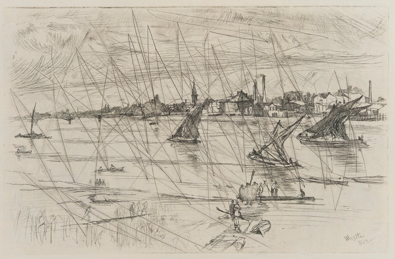 Battersea Reach de James Abbott McNeill Whistler