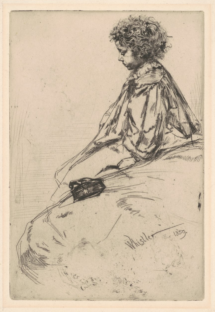 Bibi Lalouette, 1859 de James Abbott McNeill Whistler