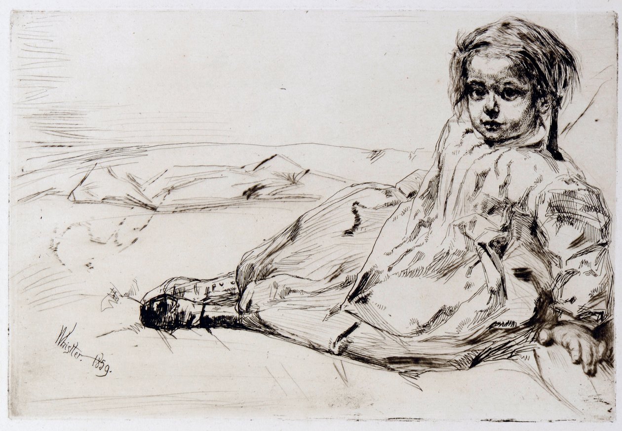 Bibi Valentin de James Abbott McNeill Whistler