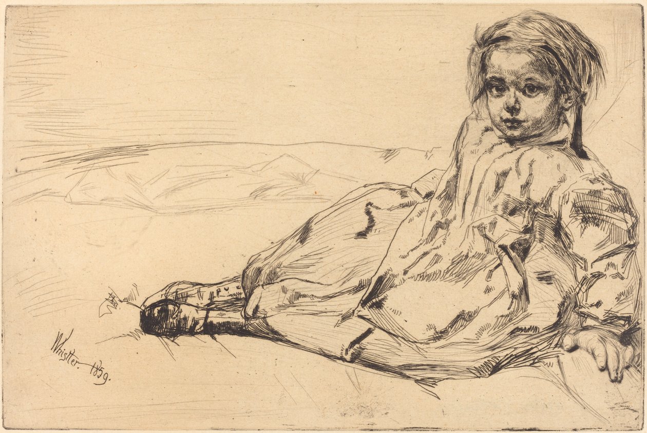 Bibi Valentin de James Abbott McNeill Whistler