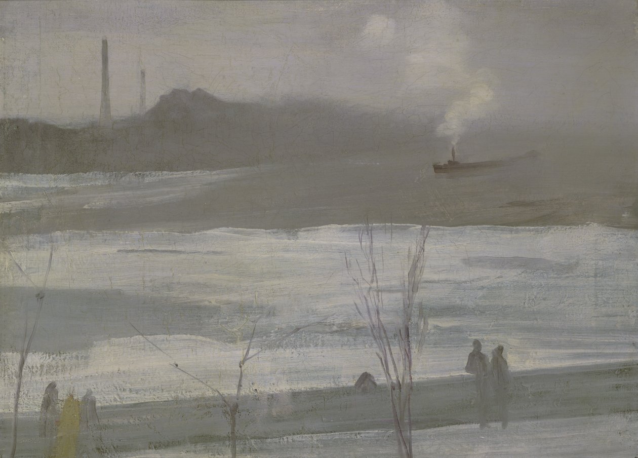 Chelsea en Hielo de James Abbott McNeill Whistler