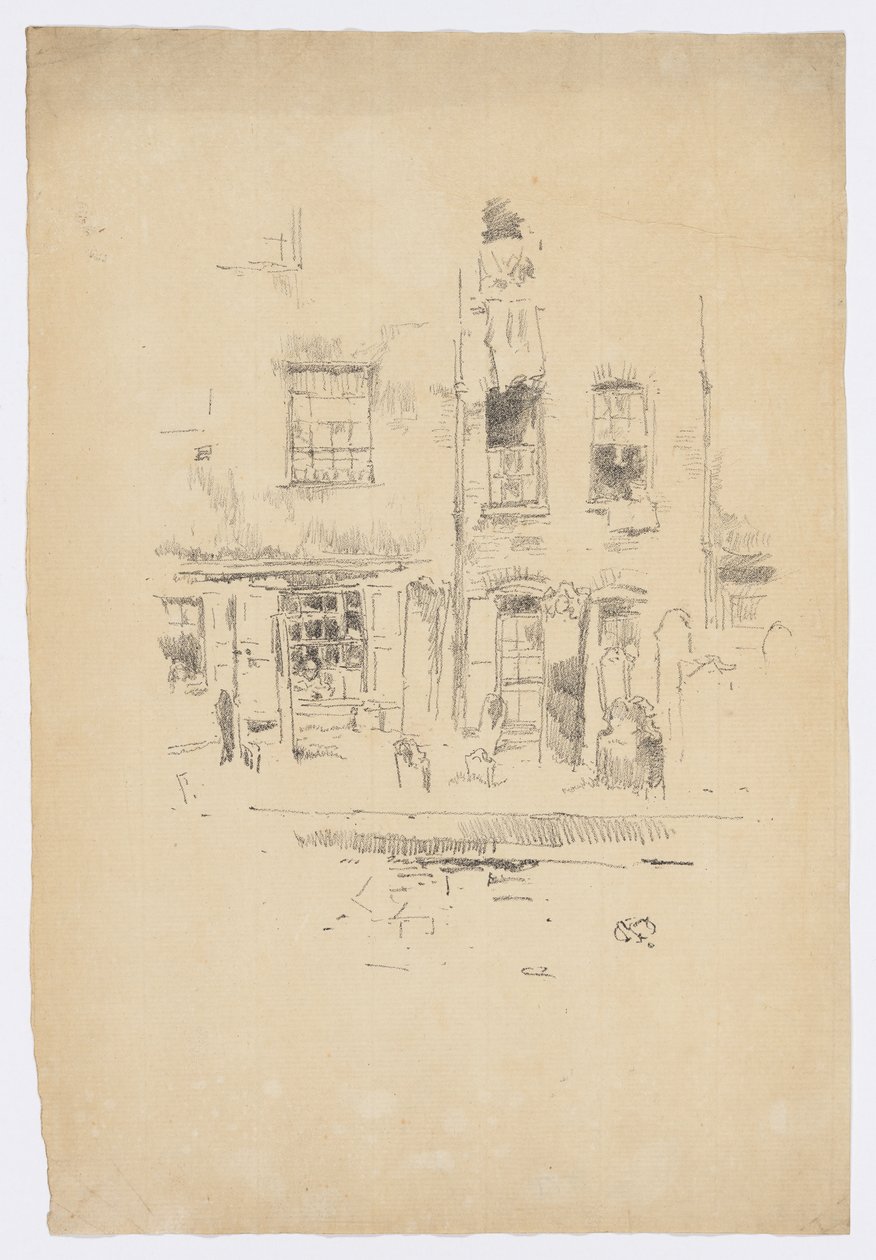 Patio de la iglesia de James Abbott McNeill Whistler