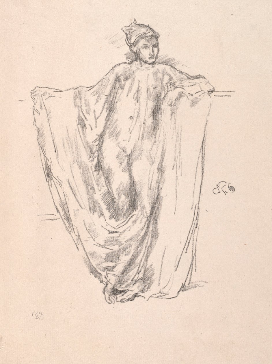 Estudio de figura de James Abbott McNeill Whistler