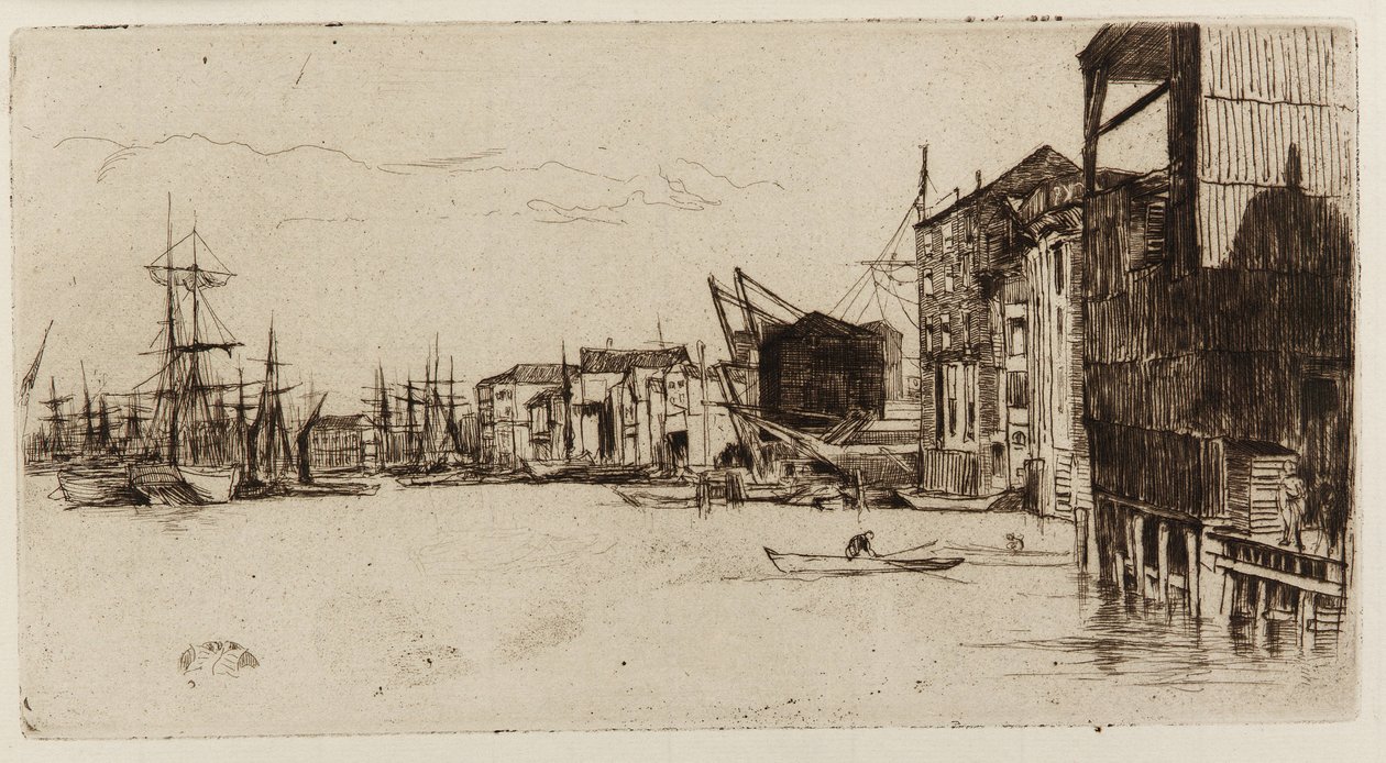 Muelle de Libre Comercio de James Abbott McNeill Whistler