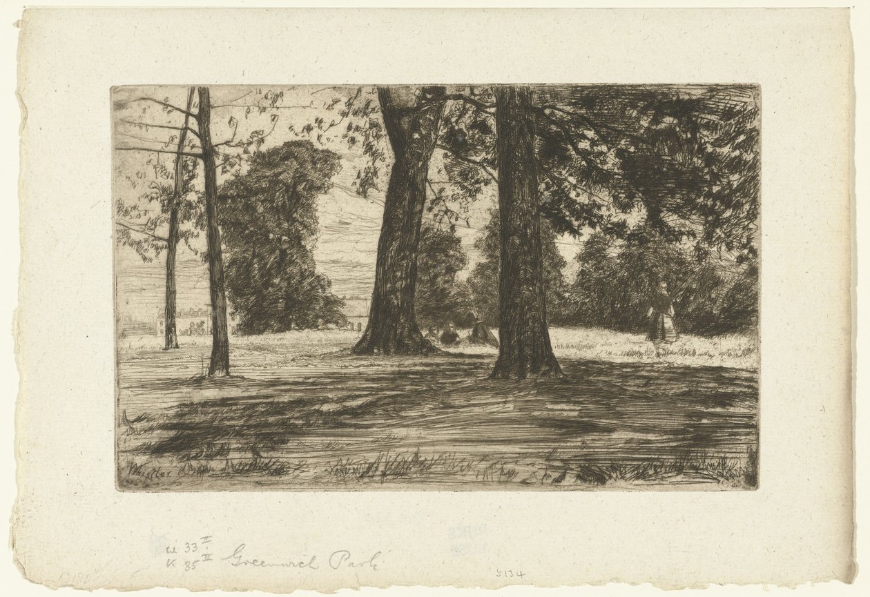 Parque de Greenwich de James Abbott McNeill Whistler
