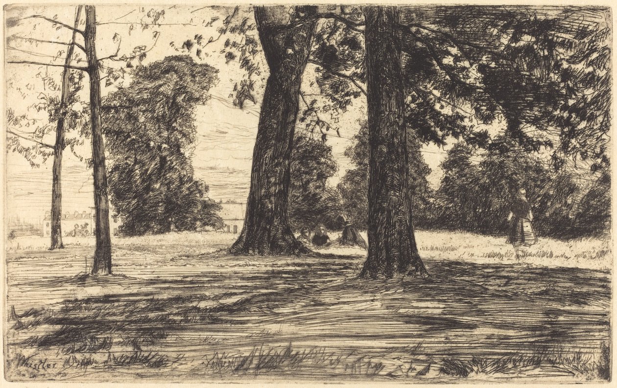 Parque de Greenwich de James Abbott McNeill Whistler