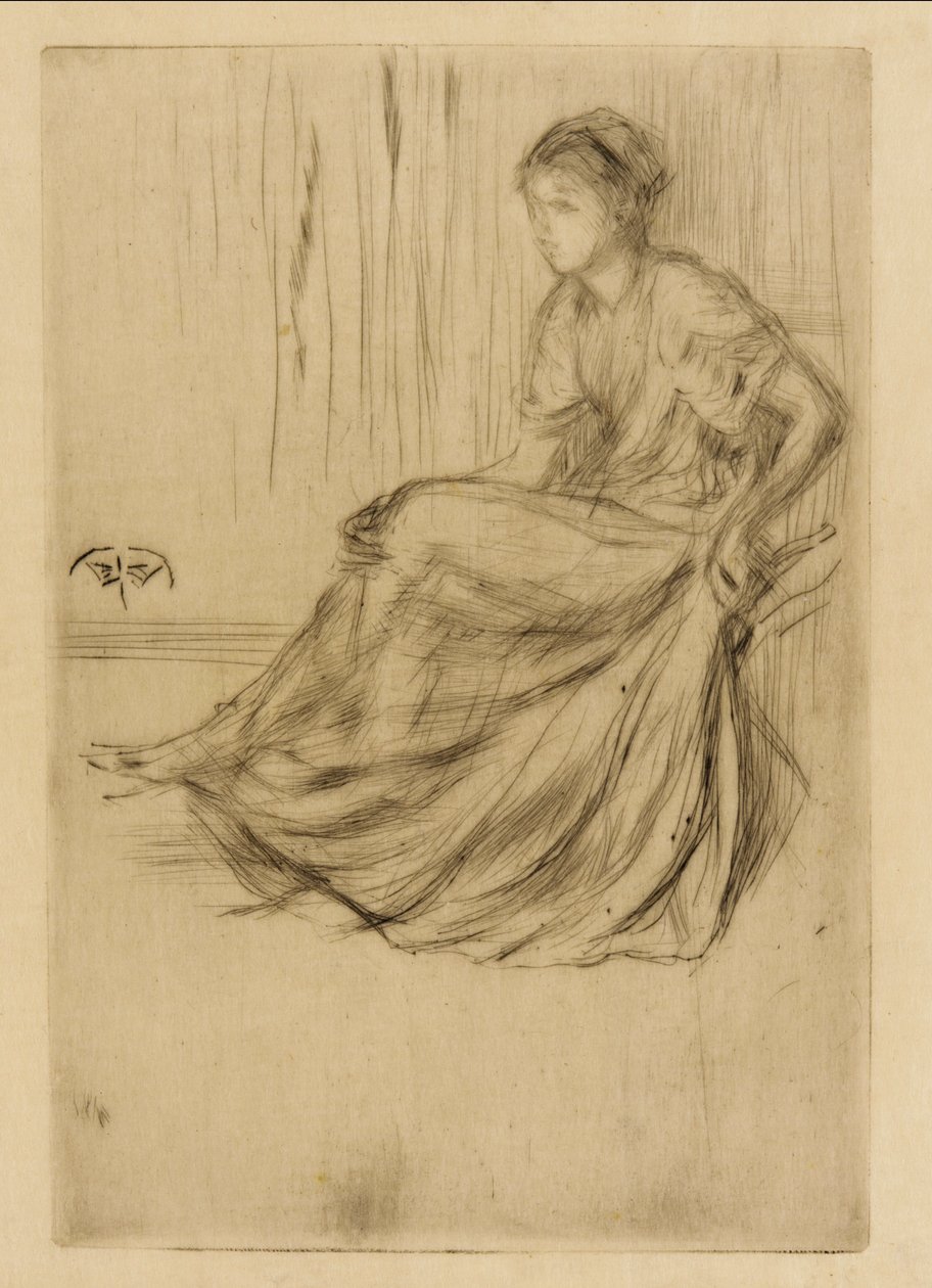 Modelo Sentado de James Abbott McNeill Whistler
