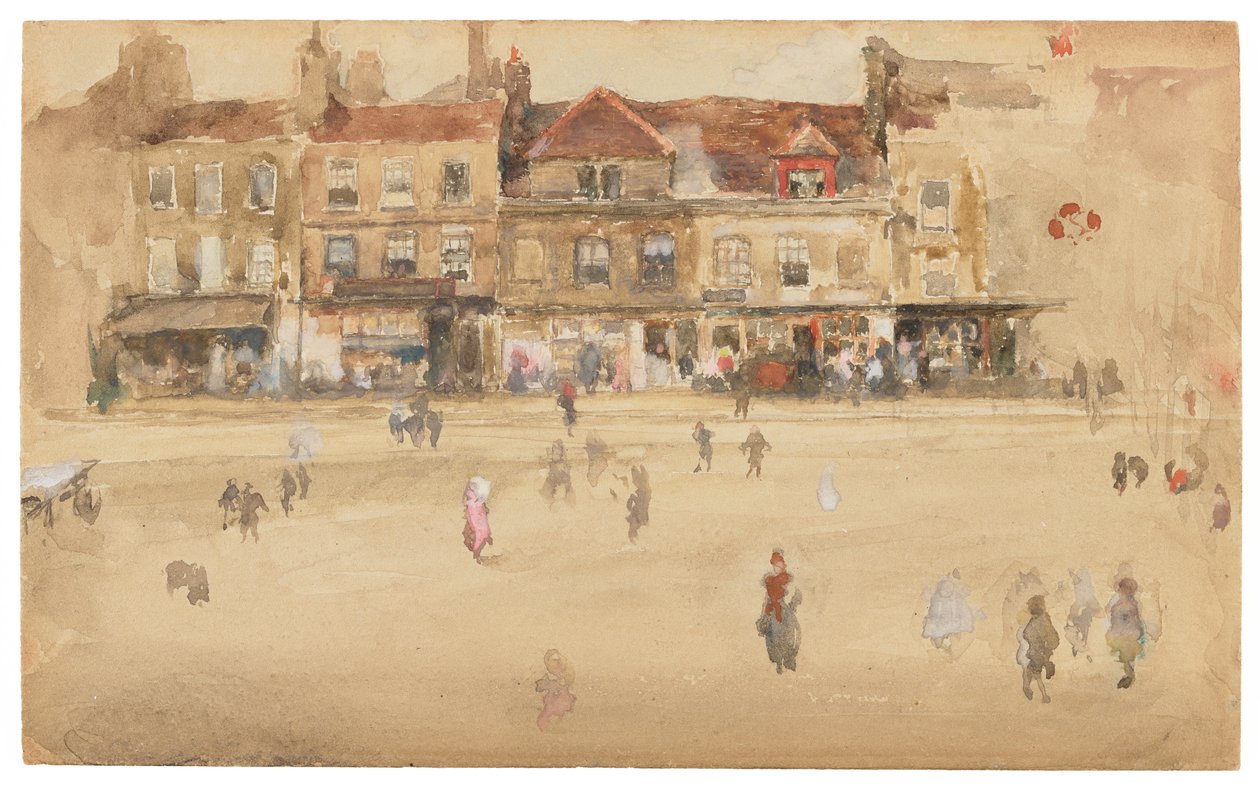 Rojo y marrón-Hoxton de James Abbott McNeill Whistler