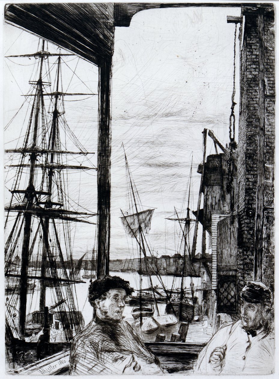 Rotherhithe (o Wapping) de James Abbott McNeill Whistler
