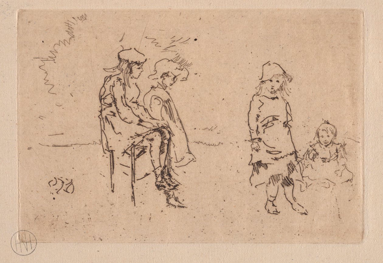 Los niños Menpes de James Abbott McNeill Whistler