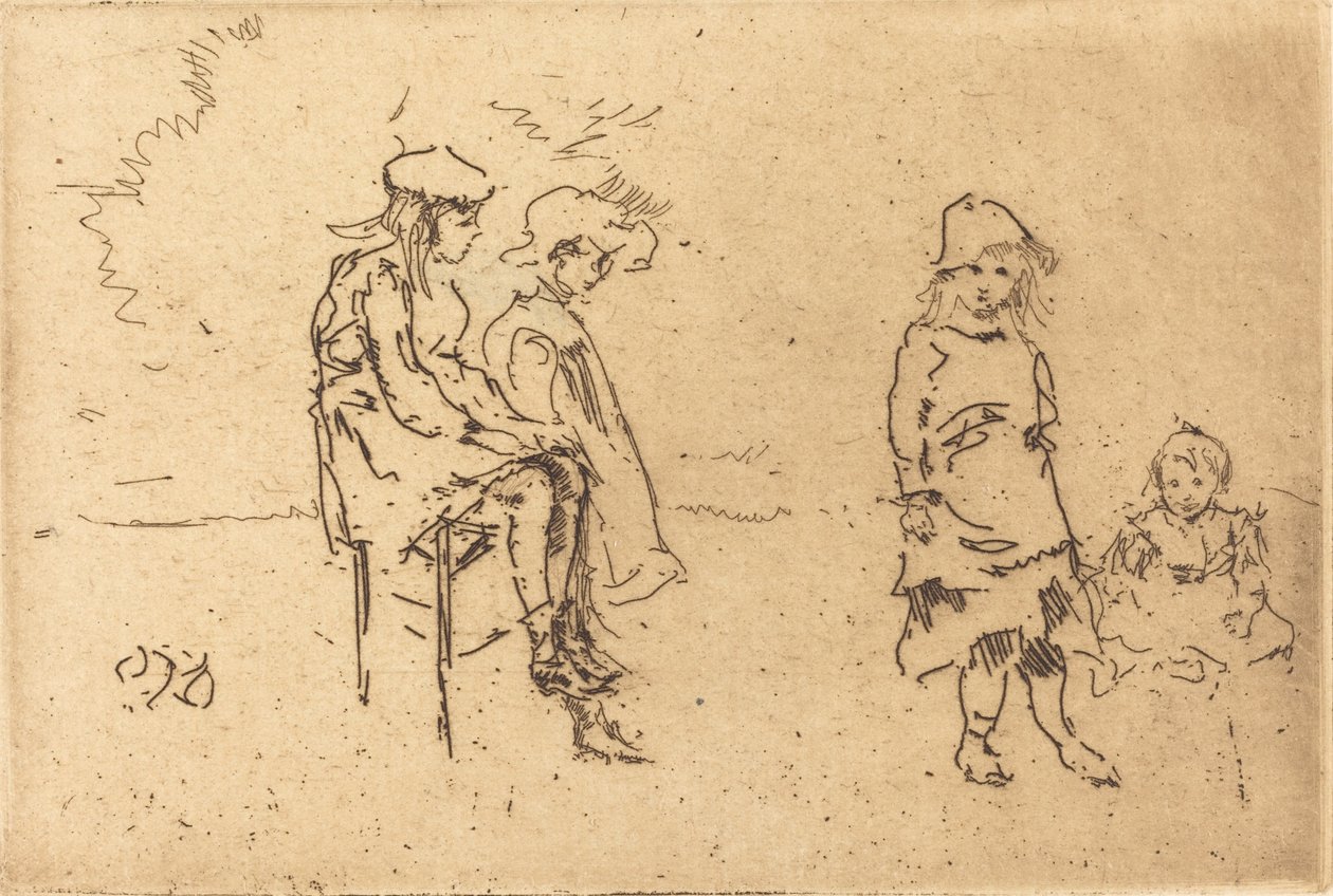 Los niños Menpes de James Abbott McNeill Whistler