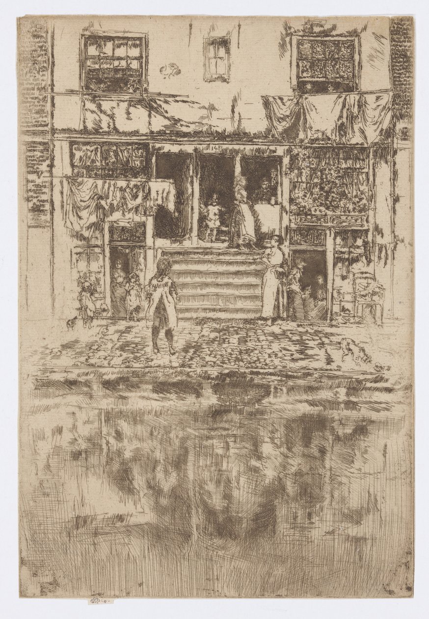 The Steps, Ámsterdam de James Abbott McNeill Whistler