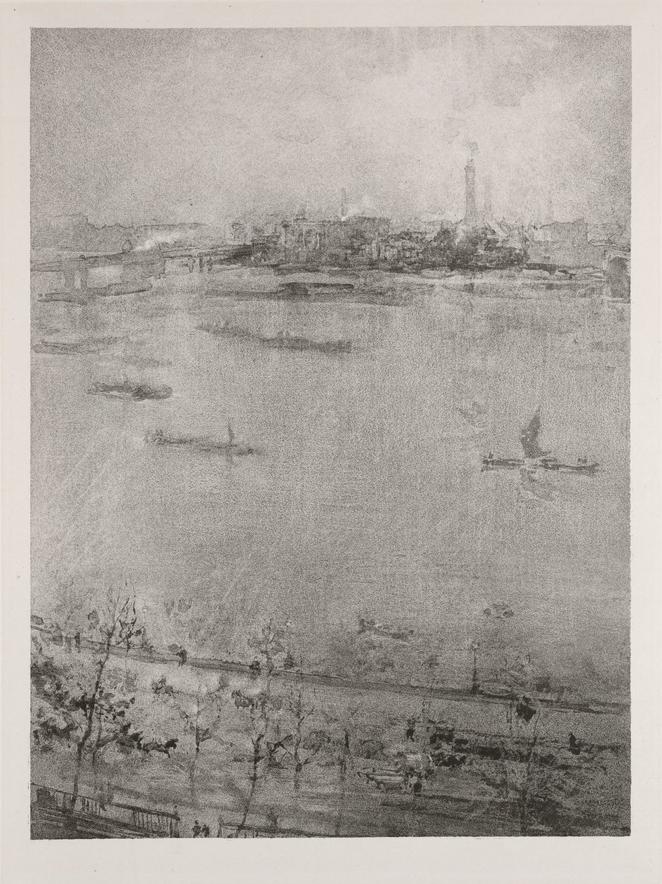 El Támesis de James Abbott McNeill Whistler