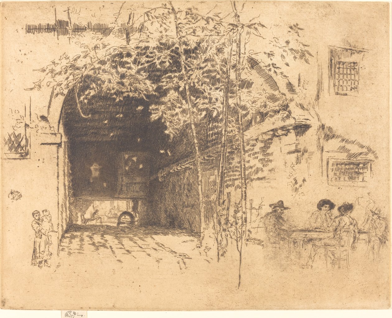 El Traghetto, No. II, 1880 de James Abbott McNeill Whistler