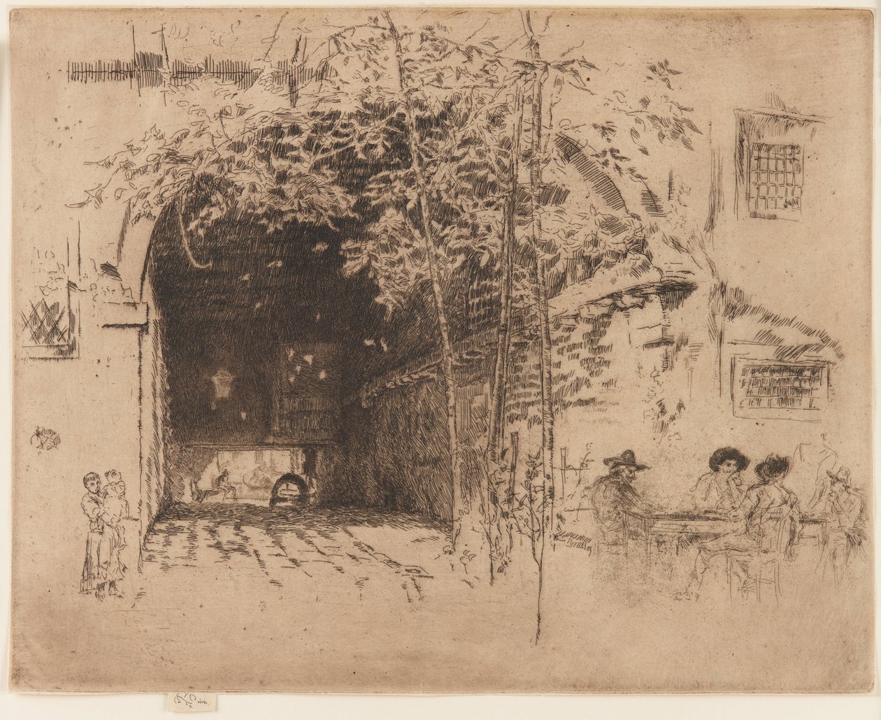 El Traghetto, No. 2, 1879-1880 de James Abbott McNeill Whistler