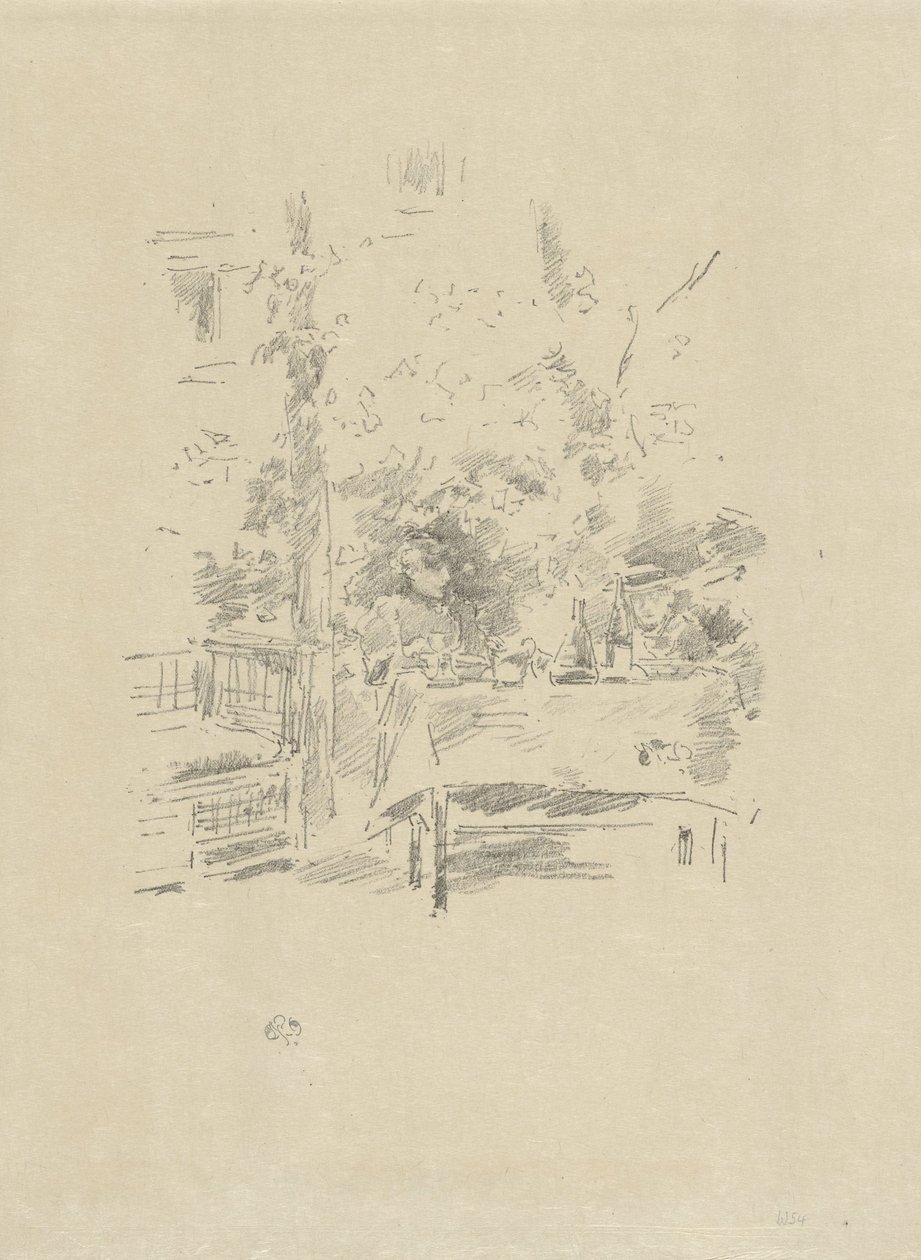 Mano a mano en el jardín de James Abbott McNeill Whistler