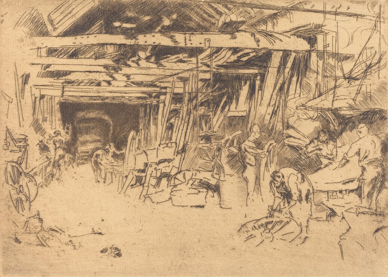 El carretero de James Abbott McNeill Whistler