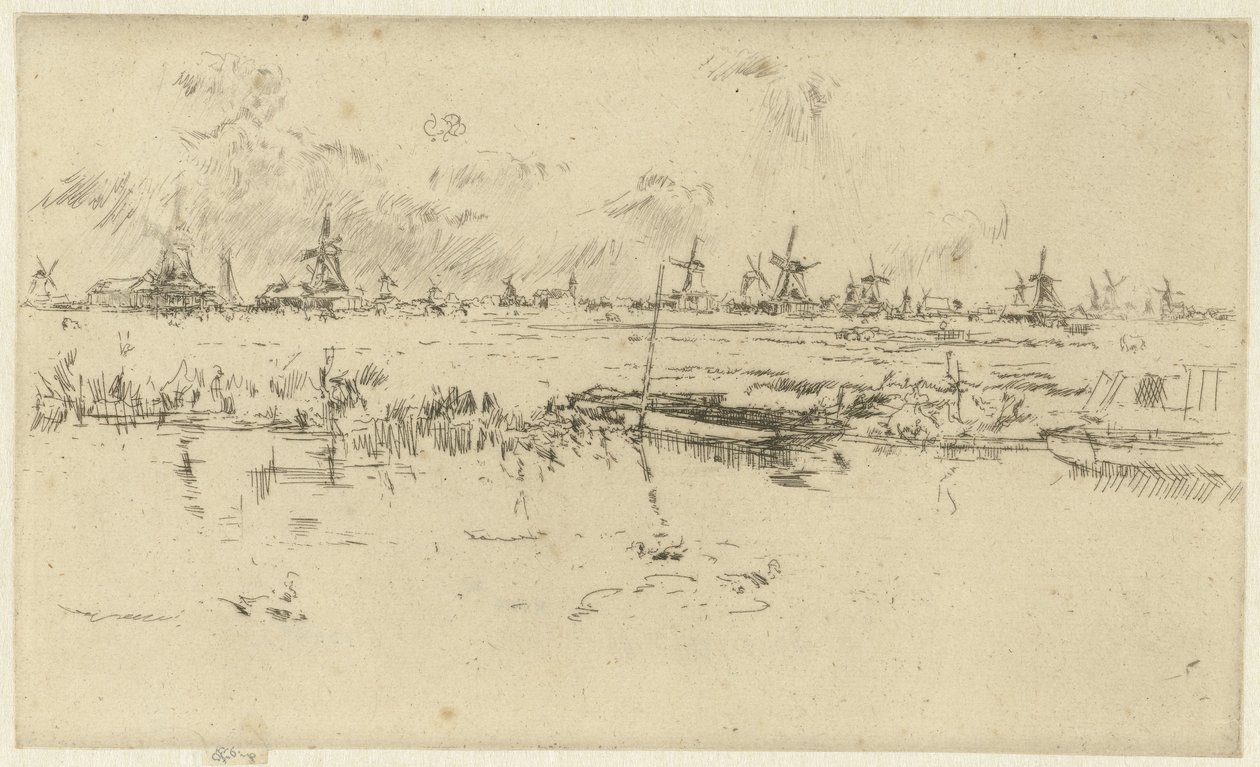 Zaandam de James Abbott McNeill Whistler