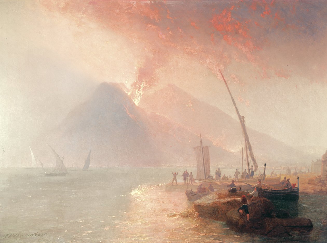 Erupción del Monte Vesubio, 1856 de James Baker Pyne