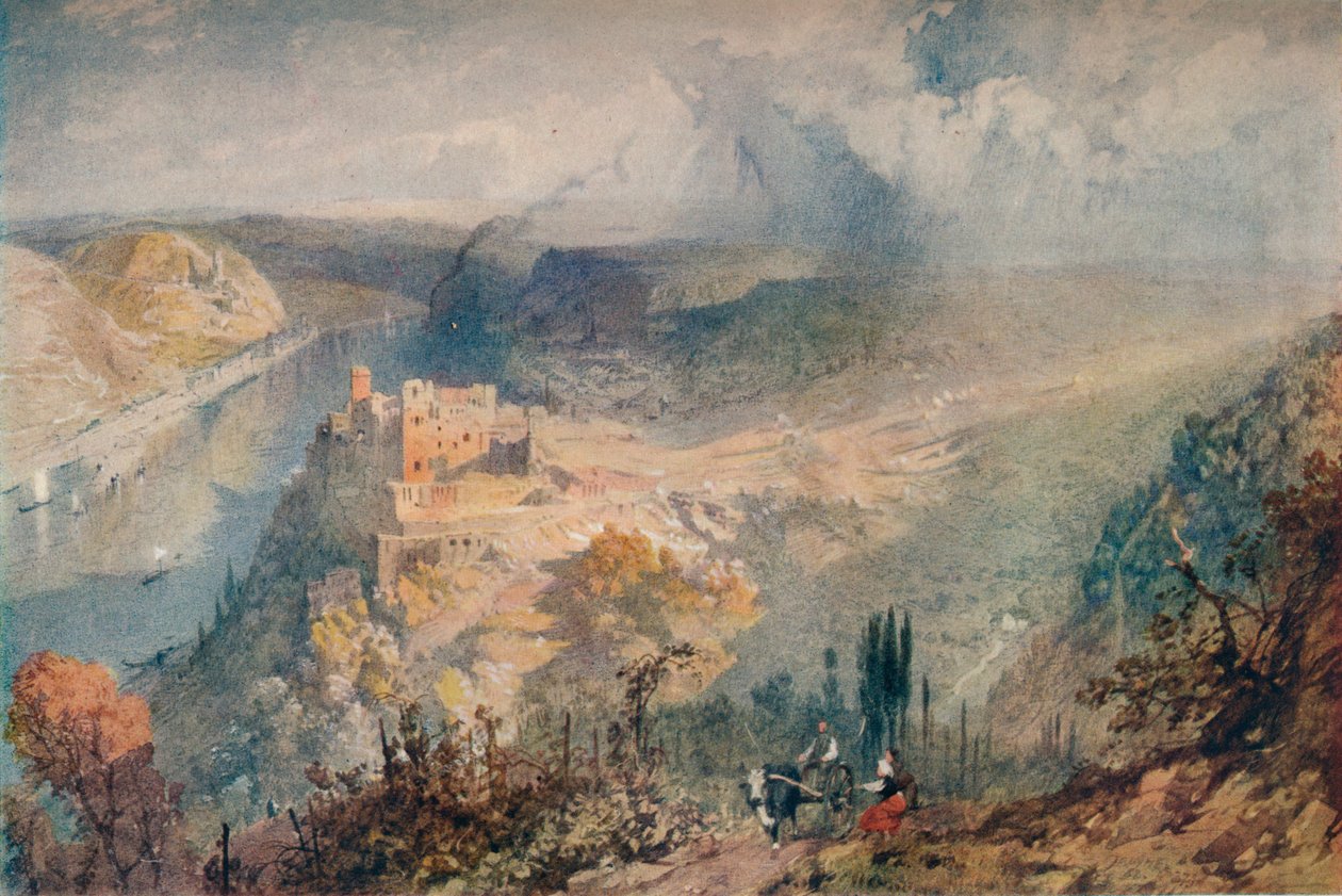 En el Rin, 1852 de James Baker Pyne