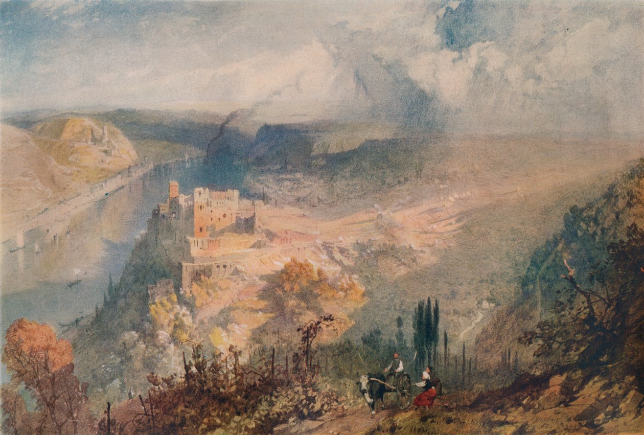 En el Rin, 1852 de James Baker Pyne