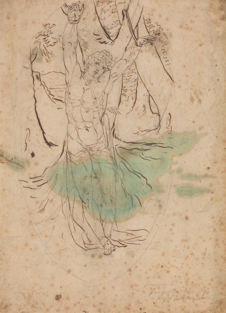 Estudio para San Sebastián de James Barry