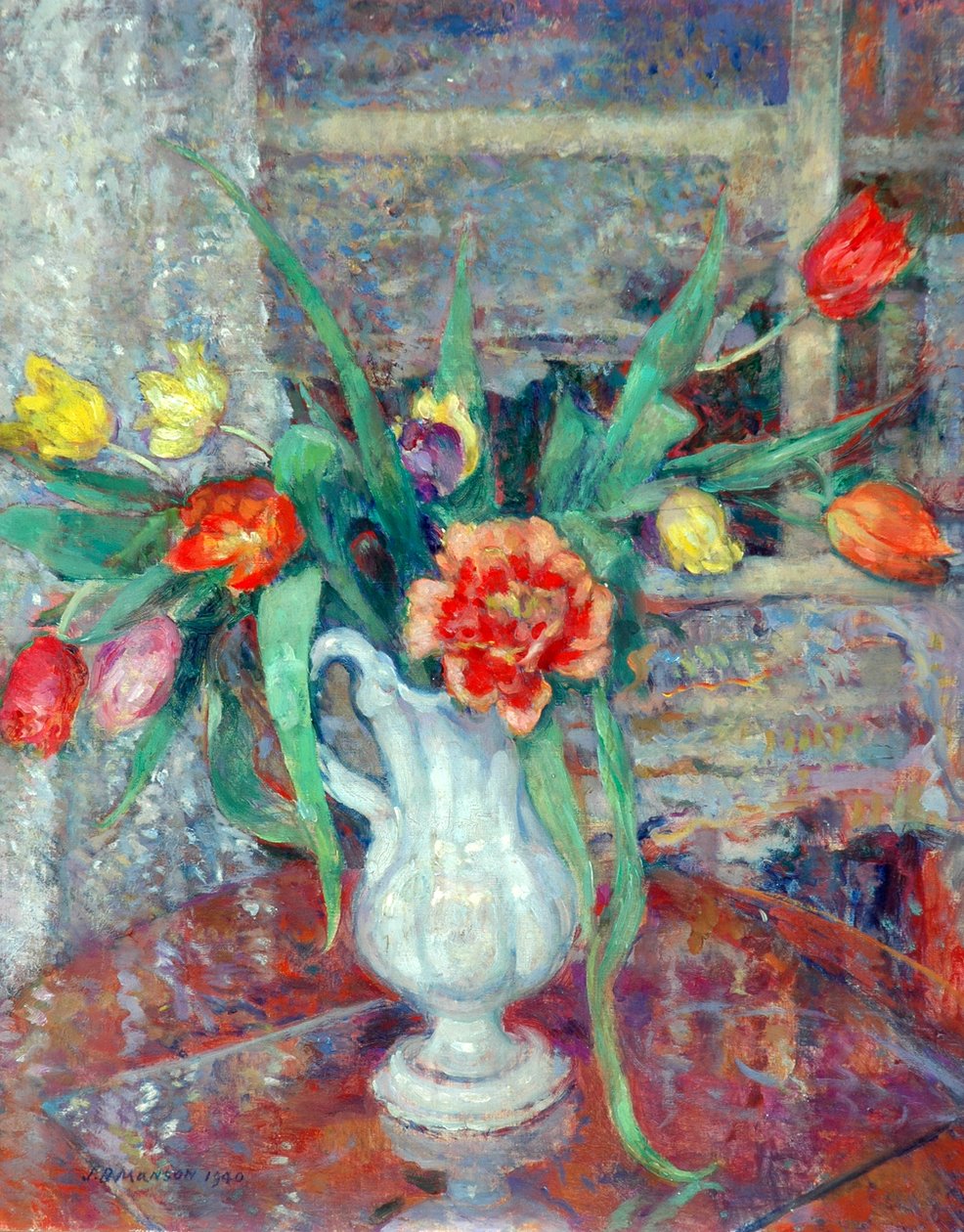 Pieza de flores, 1940 de James Bolivar Manson