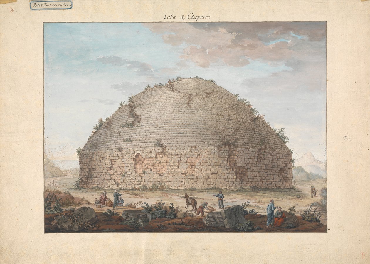 Tumba del Cristiano / Juba y Cleopatra de James Bruce
