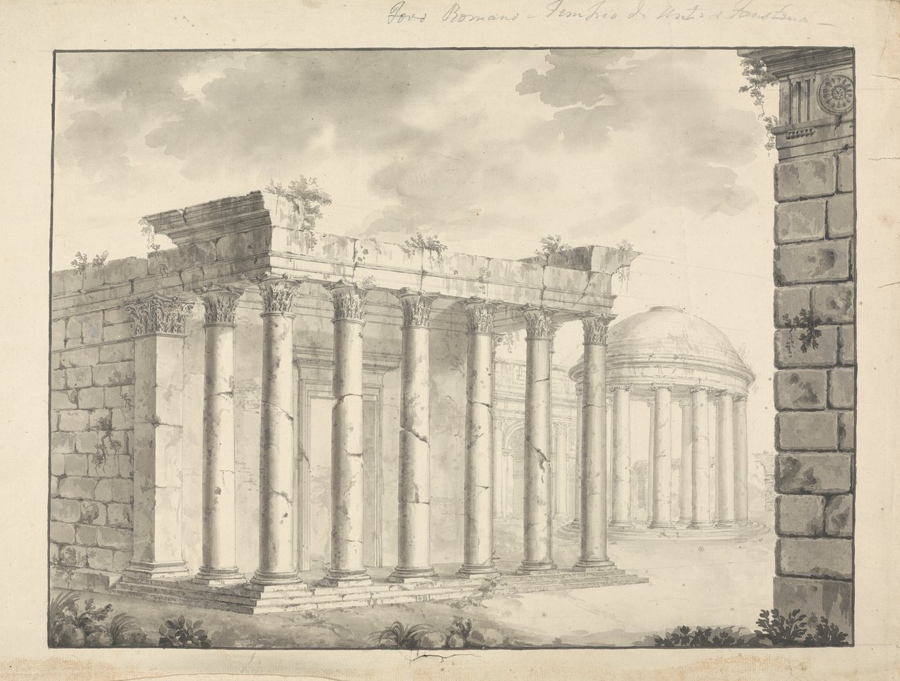 Templo sin identificar Faustana (?) de James Bruce