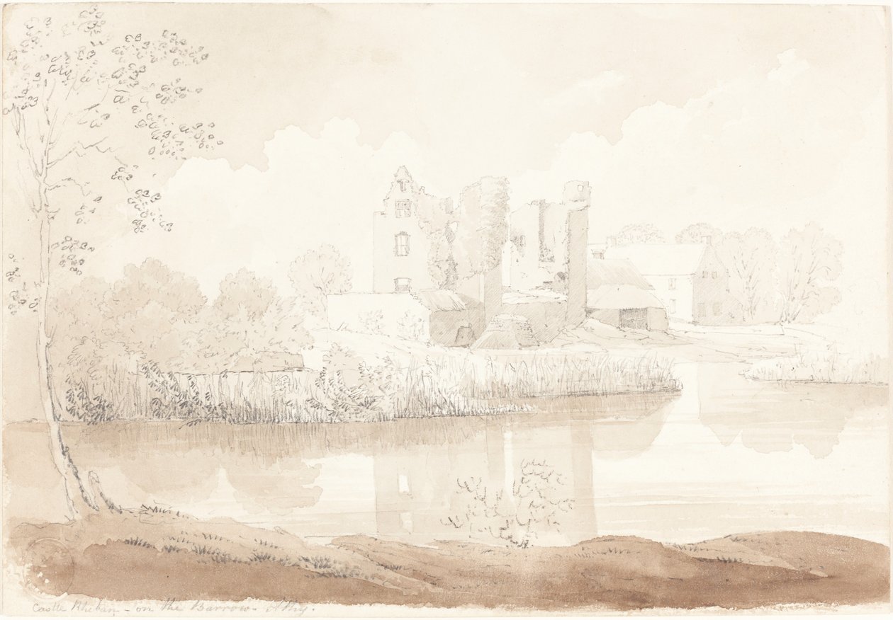 Castillo Rheban en el río Barrow, Athy de James Bulwer