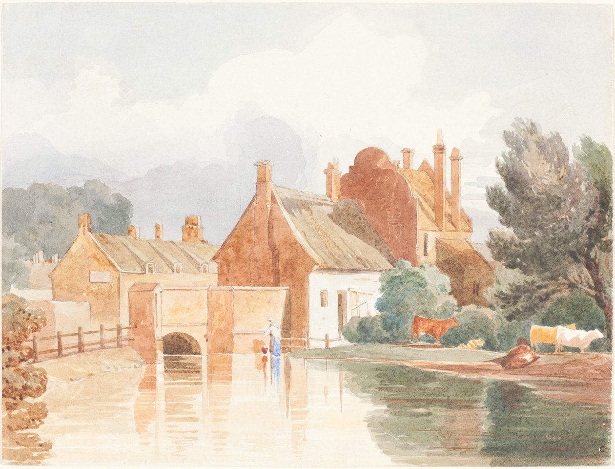 En el Bure, cerca de Aylsham, Norfolk de James Bulwer