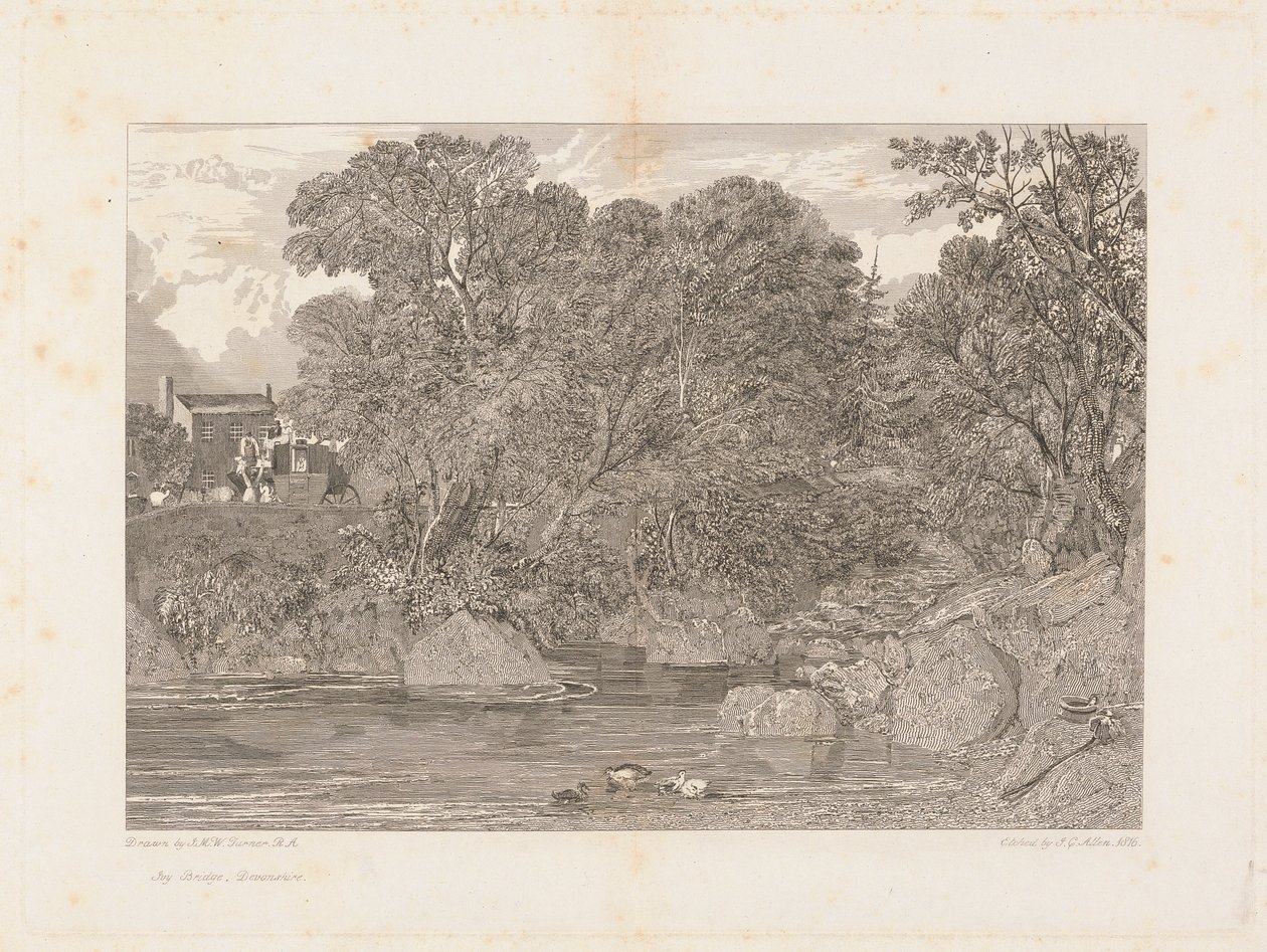 The Ivy Bridge, Devonshire de James C. Allen