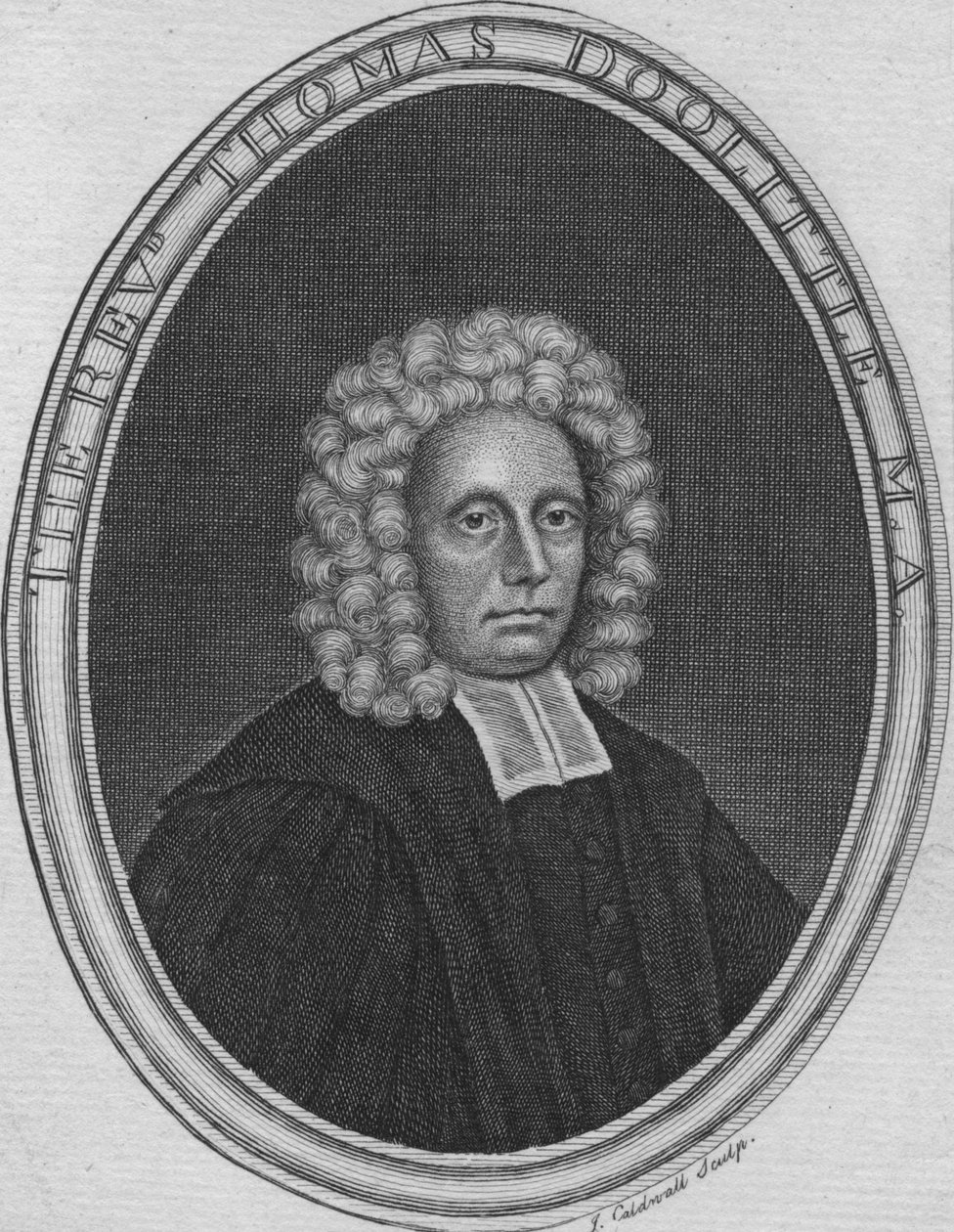 El reverendo Thomas Doolittle M.A., c1775 de James Caldwall