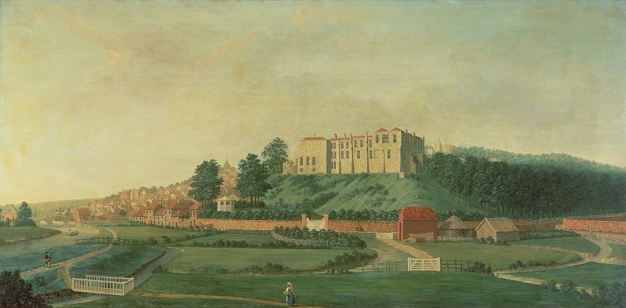 Castillo de Arundel desde el Este, c.1770 de James Canter