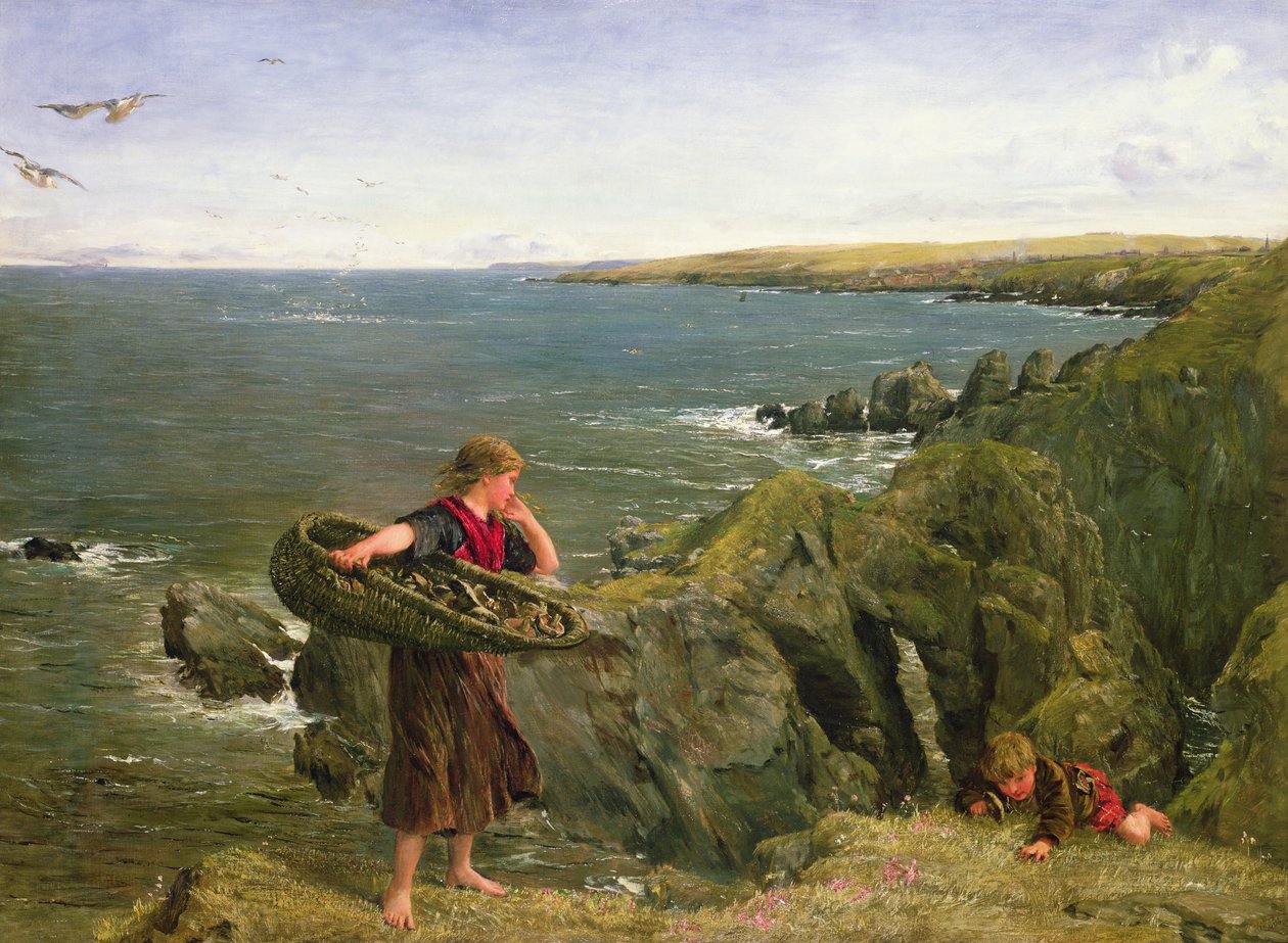 Recolectores de hongos, siglo XIX de James Clarke Hook